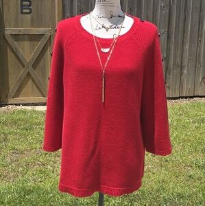 Liz Claiborne Red Sweater